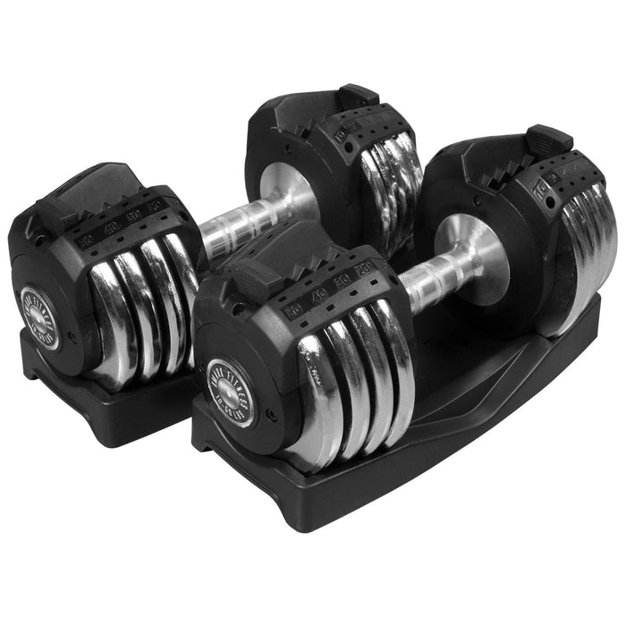 XMark Fitness 50LB Adjustable Dumbbells XM-3307