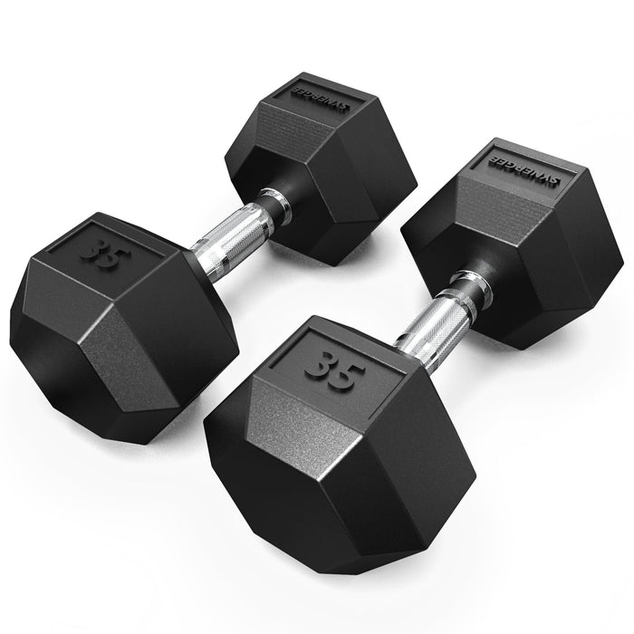 Synergee Rubber Hex Dumbbell Pairs