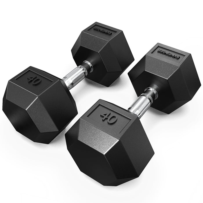 Synergee Rubber Hex Dumbbell Pairs