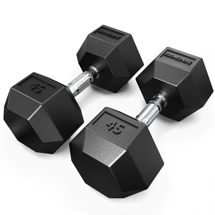 Synergee Rubber Hex Dumbbell Pairs