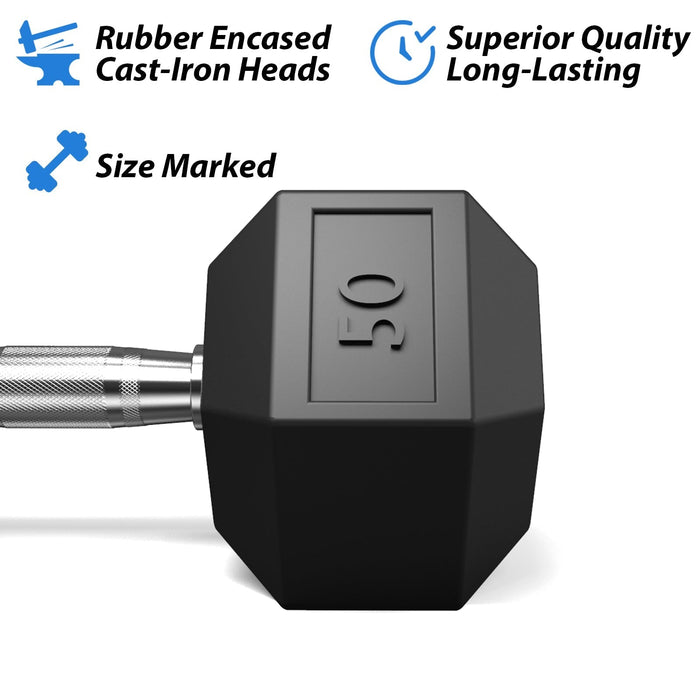 Synergee Rubber Hex Dumbbell Pairs