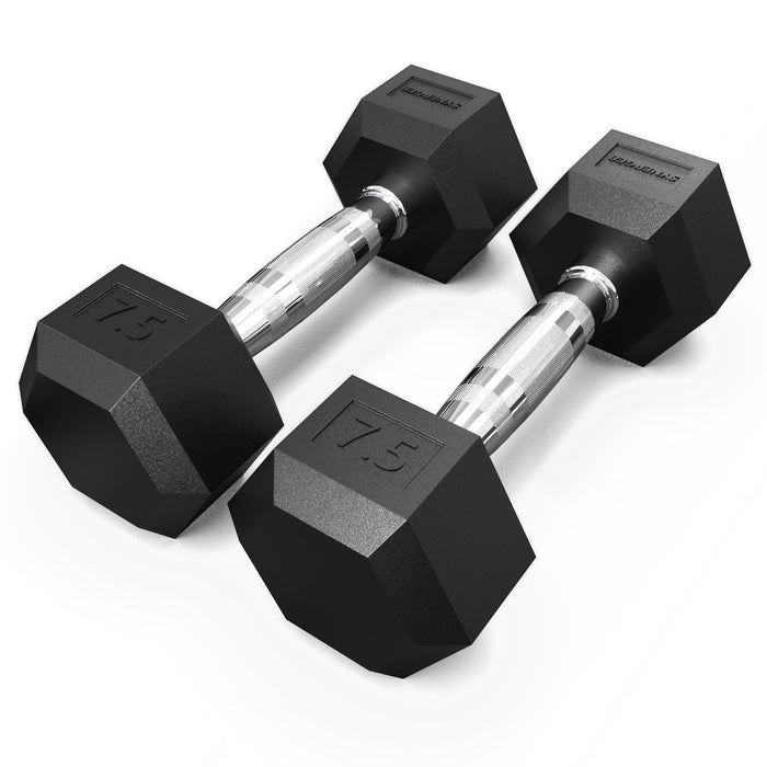 Synergee Rubber Hex Dumbbell Pairs