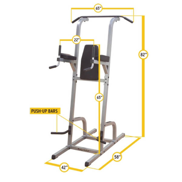 Body-Solid Deluxe Vertical Knee Raise GVKR82