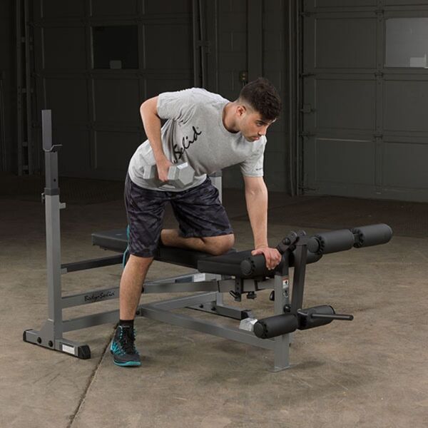 Body-Solid Powercenter Rack Bench Combo GDIB46L