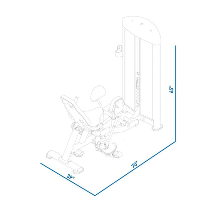 BodyKore Isolation Series Hip Abductor/Adductor GR632