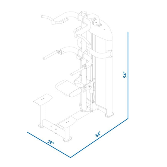 BodyKore Isolation Series Assisted Chin Dip GR636