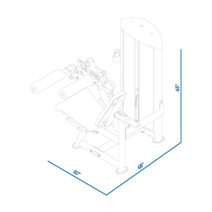 BodyKore Isolation Series Leg Extension Leg Curl GR639