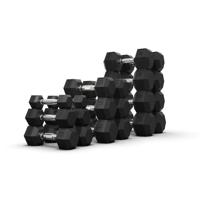 Synergee Rubber Hex Dumbbell Sets